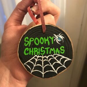 Have a spooky Christmas ornament